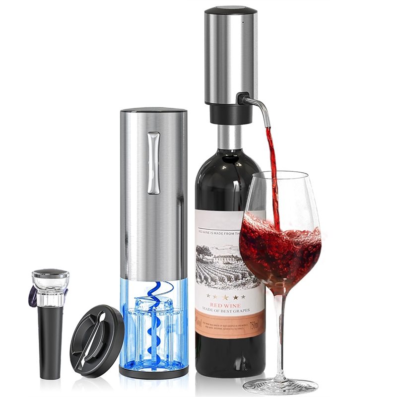 A84G-Electric Wine Opener 4-In - Decanter Aerator Set review and price