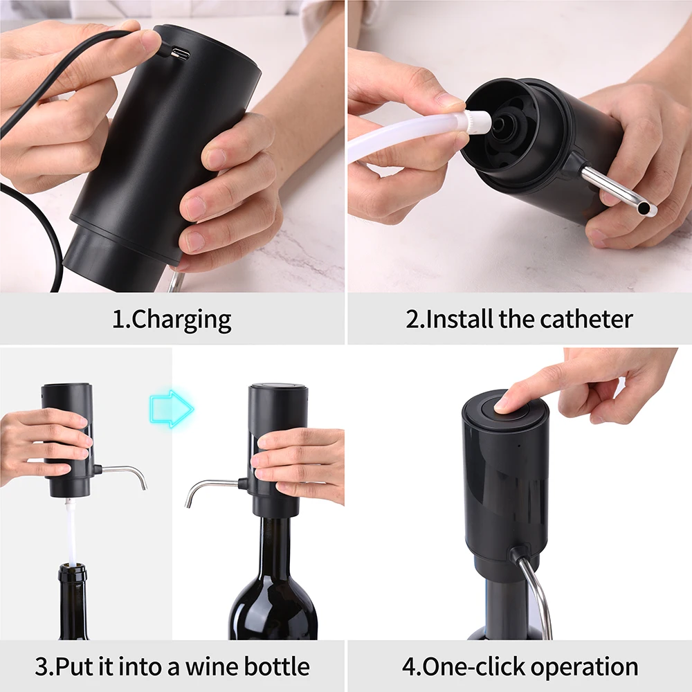 Automatic Wine Aerator Dispens - Decanter Aerator Set review and price