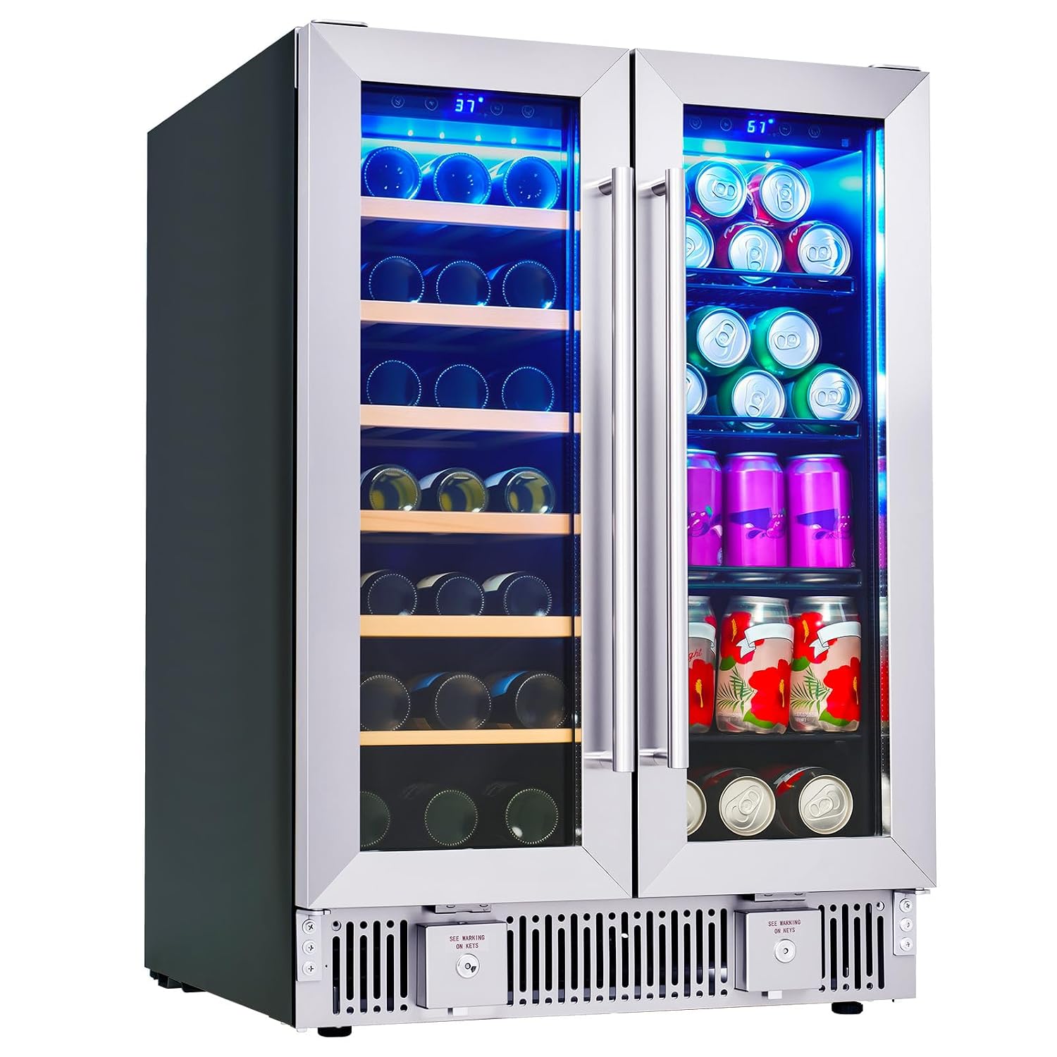 Beverage Refrigerator, 24-Inch - Wine Beer Fridge Under Counter review and price