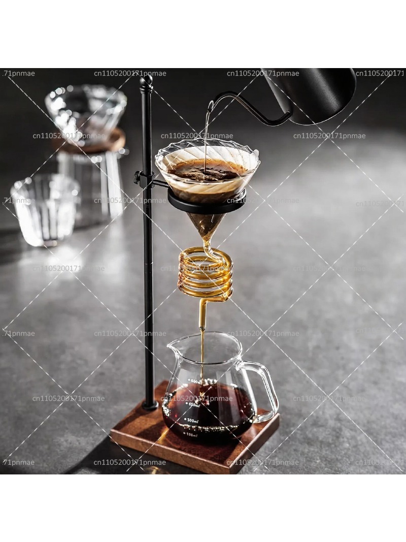 Elegant Spiral Glass Pour Over - Decanter Aerator Set review and price