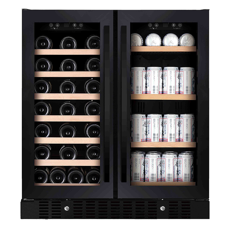 176L Glass Door Drink Fridge U - Wine Beer Fridge Under Counter review and price