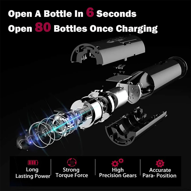 USB Rechargeable 4-in-1 Electr - Decanter Aerator Set review and price