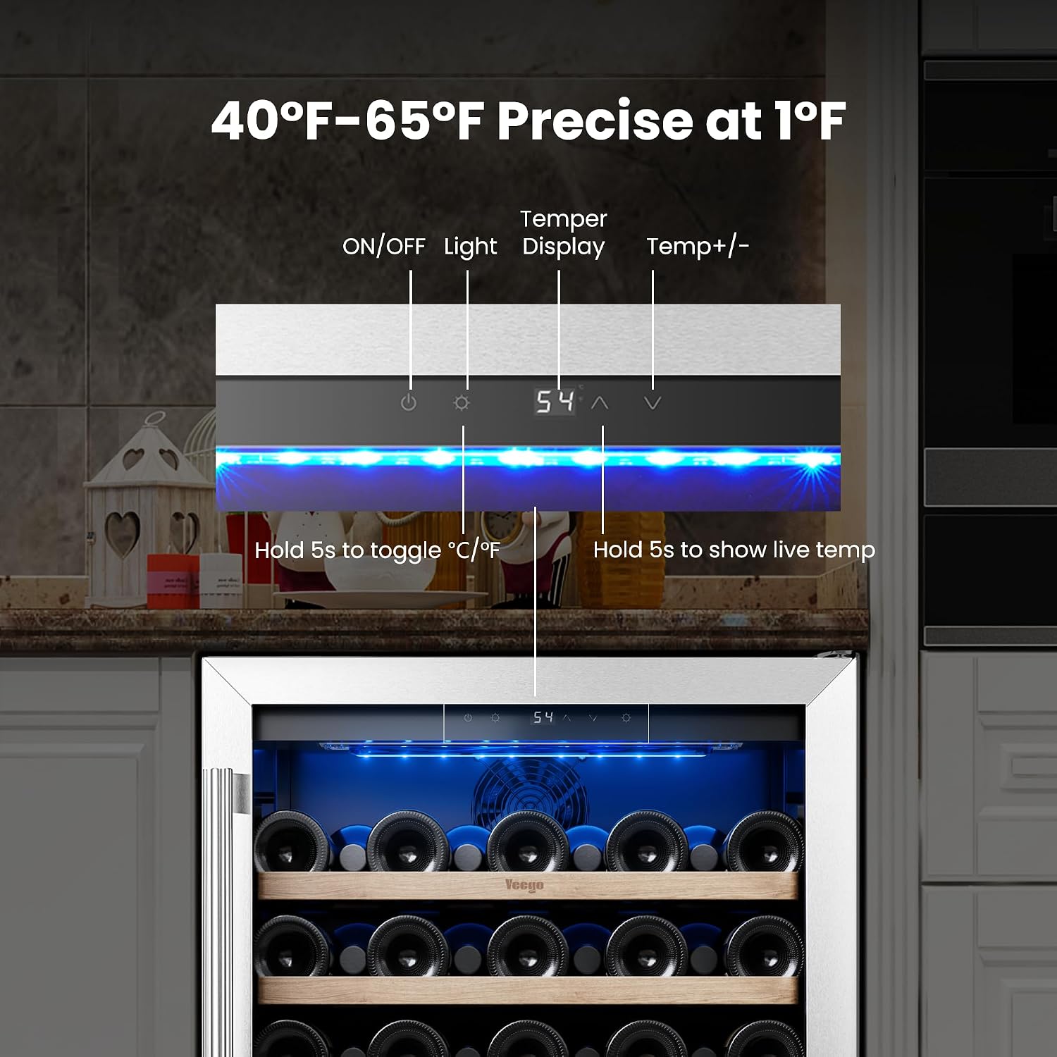Yeego Wine Fridge Cooler - 24  - Wine Beer Fridge Under Counter review and price