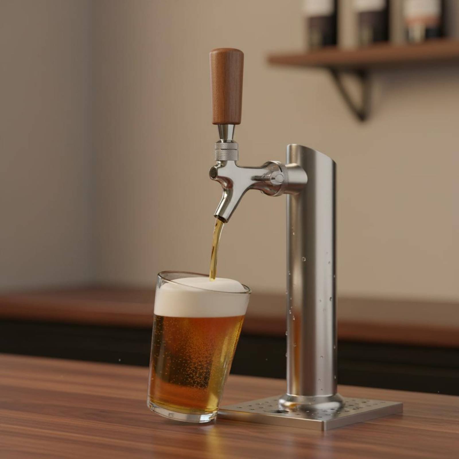 Short Wooden Beer Handle Solid - Wine Beers review and price