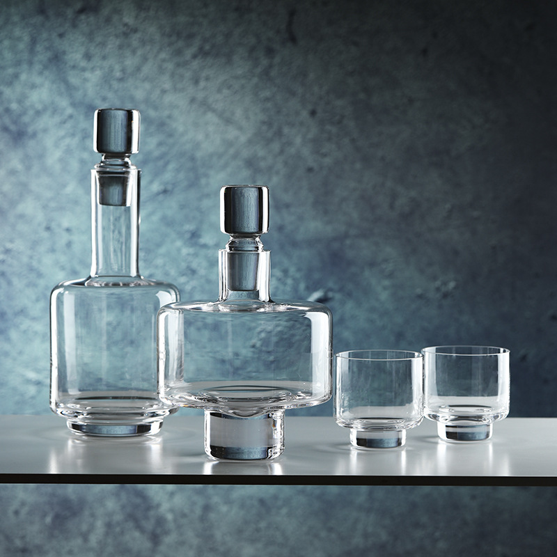 Modern Minimal Textured Crysta - Decanter Aerator Set review and price