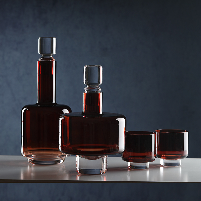 Modern Minimal Textured Crysta - Decanter Aerator Set review and price