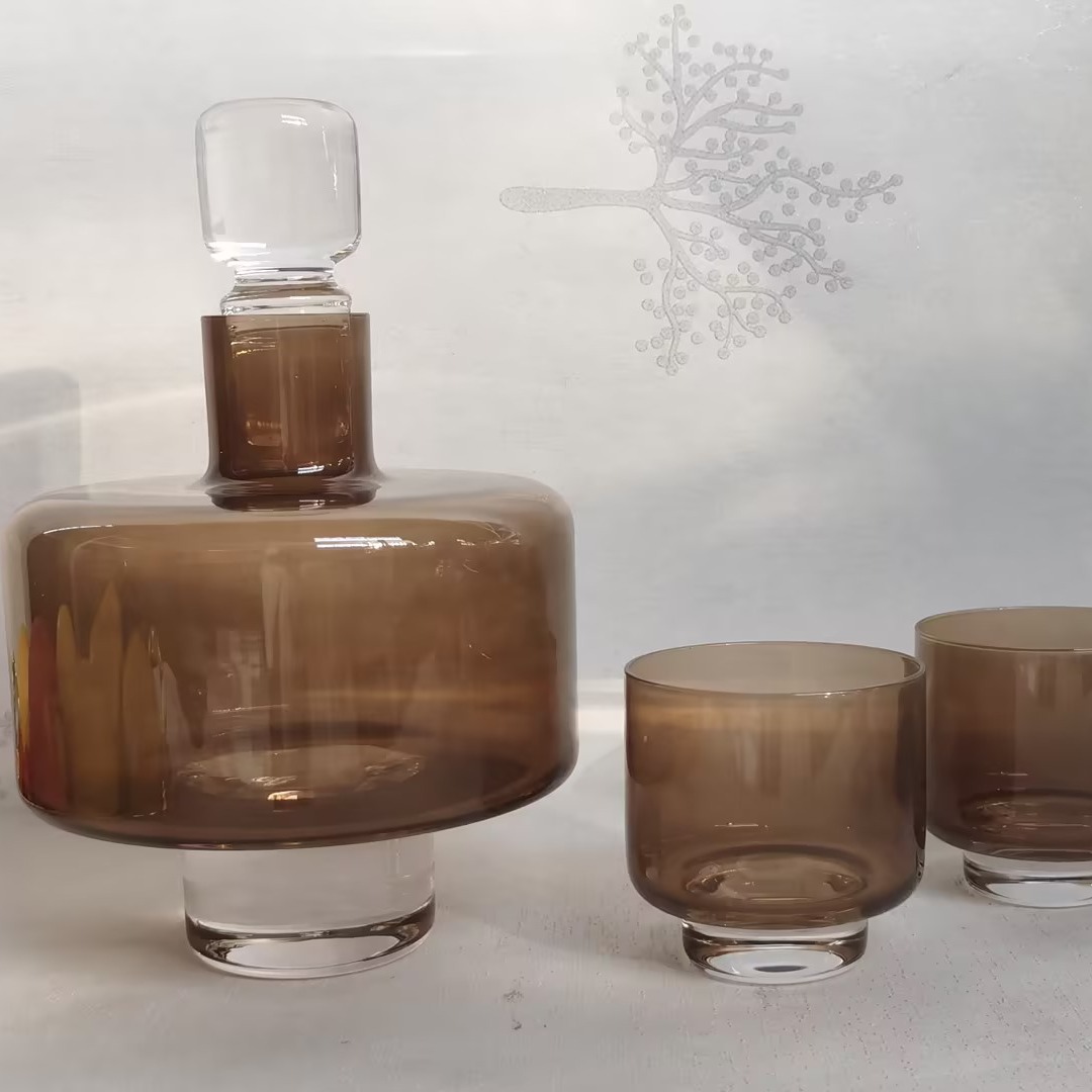 Modern Minimal Textured Crysta - Decanter Aerator Set review and price